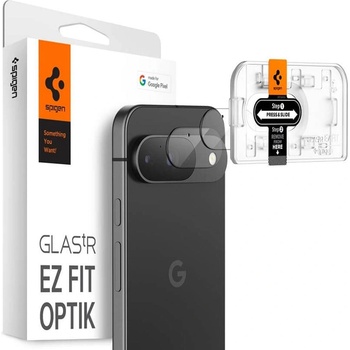 Spigen Протектор за Камерата на Google Pixel 9, Spigen EZ Fit Cam Glass 2бр. , Прозрачен (AGL08443)
