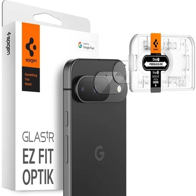Spigen Протектор за Камерата на Google Pixel 9, Spigen EZ Fit Cam Glass 2бр. , Прозрачен (AGL08443)