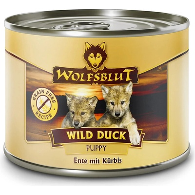 Wolfsblut Wild Duck Puppy kačica s tekvicou 200 g