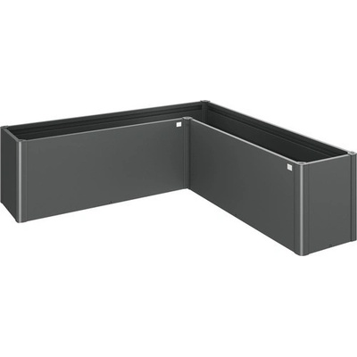 Biohort Vyvýšený záhon Belvedere Midi L200 plechový 201 x 201 x 61 cm tmavosivý metalický