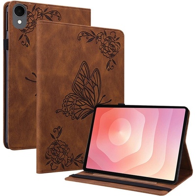 Samsung Кожен калъф с Протектор за Samsung Galaxy Tab S11 X730 / X736, Дизайн пеперуда- 6 цвята