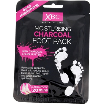 Xpel Body Care Charcoal hydratační ponožky s aktivním uhlím pro ženy 1 ks