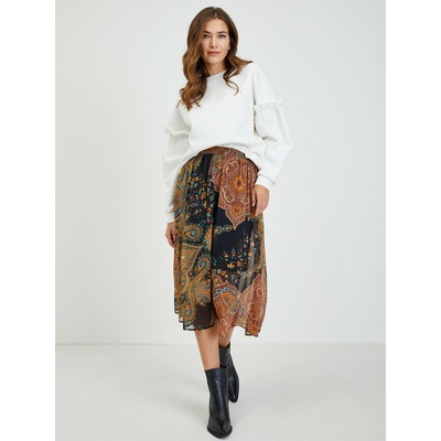 Orsay Черно-кафява дамска миди пола с десен ORSAY Orsay | Kafyav | ЖЕНИ | L