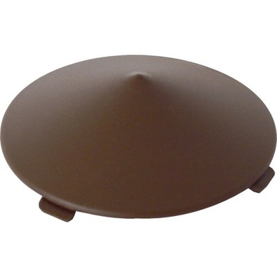 Krytka stĺpika Ø80 mm PVC hnedá