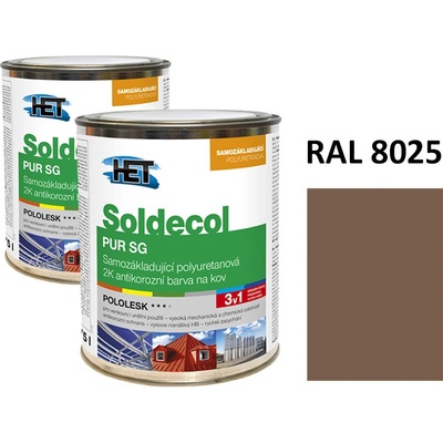 Soldecol PUR SG 0,75L RAL 8025