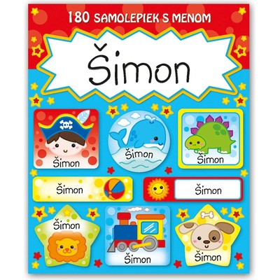 ARGUS Veselé nálepky samolepky s menom Šimon