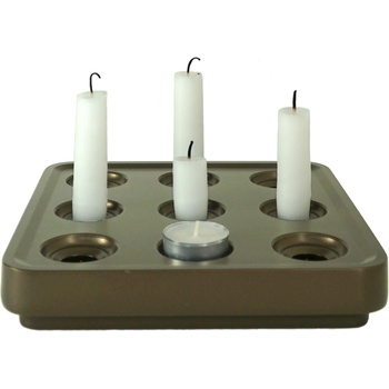 Born in Sweden Свещник Stumpastaken кафяв алуминий S (7340170-9)