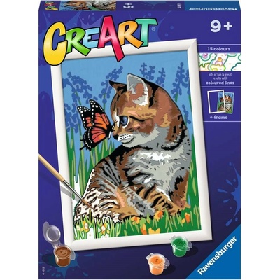 RAVENSBURGER Malování podle čísel Nejlepší přátelé 18 x 24 cm