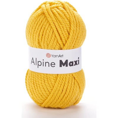 Yarn Art příze Alpine Maxi 679 žlutá
