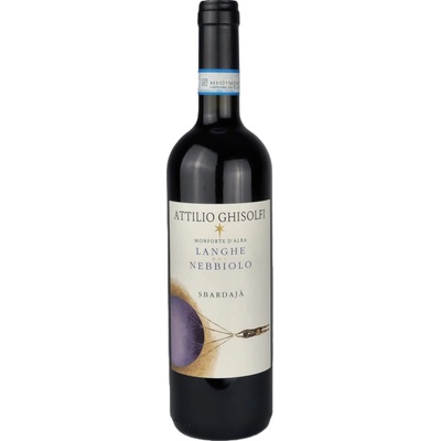 Attilio Ghisolfi Langhe Nebbiolo Sbardaja 2022 Červené 14,5% 0,75 l (holá láhev)