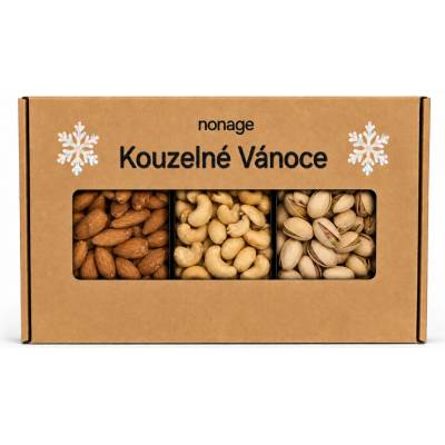 nonage Vianočná sada pražených solených orechov 300 g