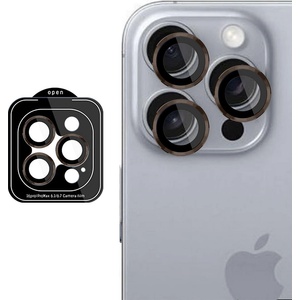 3mk Protection Протектор - Камера за iPhone 16 Pro / iPhone 16 Pro Max - 3mk - Защита на лещите Pro - Розово-кафяв