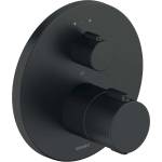 Duravit - Скрит термостатен кран, за 2 уреда, черен мат TH4200014046 (TH4200014046)