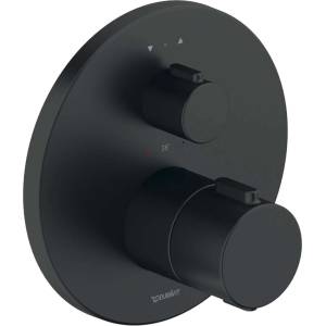 Duravit - Скрит термостатен кран, за 2 уреда, черен мат TH4200014046 (TH4200014046)