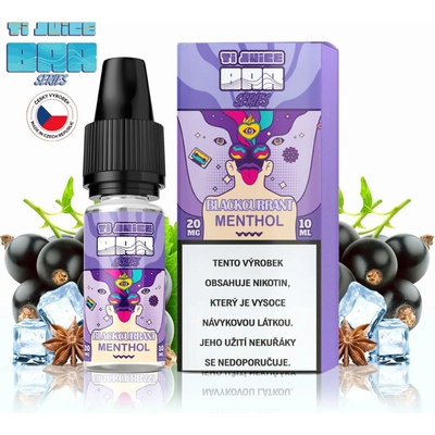 TI Juice Bar Series Salt Blackcurrant Menthol 10 ml 20 mg