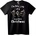 NOONEBRAND Тениска Голяма Бяла Коледна Акула - 7XL, Black