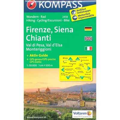 Firenze, Siena, Chianti 1:50 000