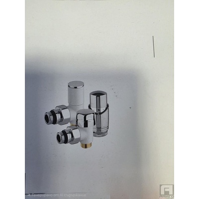 APM Комплект дизайнерски вентили с терморегулатор за радиатори / лири apm (100kb-n-c015m)