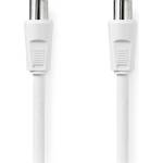 Nedis CSGL40000WT15 коаксиален кабел, IEC (коаксиален) щепсел IEC (коаксиална) втулка Никелиран 90 dB 75 Ohm Двоен нюанс. 150m (CSGL40000WT15)