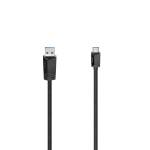 Hama Кабел HAMA USB-C мъжко-USB-A мъжко, USB 3.2 Gen 1, 5Gbit/s, 0.25 м. , Ч (4047443443953)