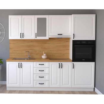 Кухня Квадрис 9 бял