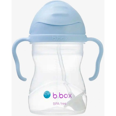 b.box hrneček s brčkem modrý 240 ml – Zboží Dáma