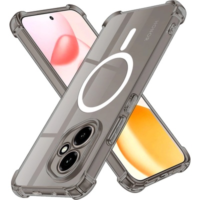 Techsuit Калъф за Samsung Galaxy S26 Plus - Shockproof Clear Silicone MagSafe - Techsuit - Черен дим