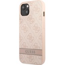 Pouzdro Guess PU 4G Stripe iPhone 13 Pro růžové