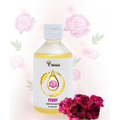 Verana masážny olej Pivónia 250 ml