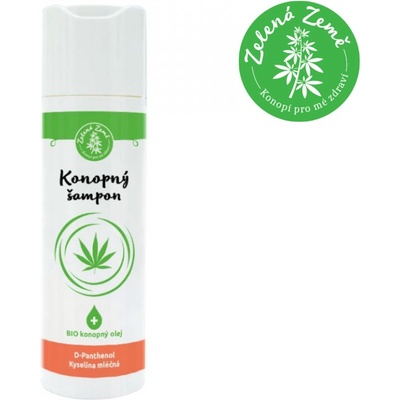 Zelená Země konopný šampon 200 ml