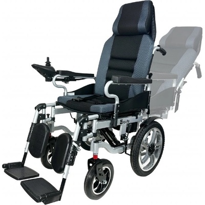 Eroute 6003A elektrický skladací invalidný vozík s polohovateľným operadlom