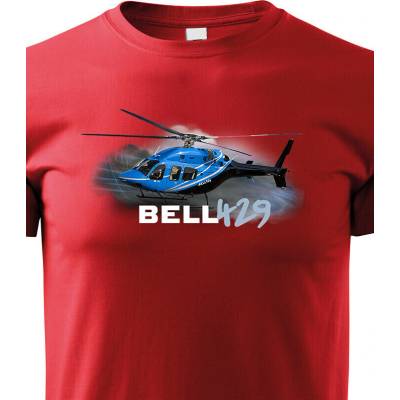 Dětské tričko Bell 429 ČervenáCanvas Dětské tričko Bezvatriko.cz 3237