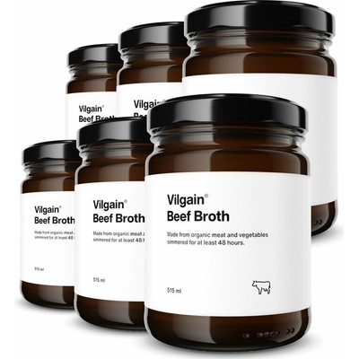 Vilgain Hovädzí vývar bez soli BIO 6 x 515 ml