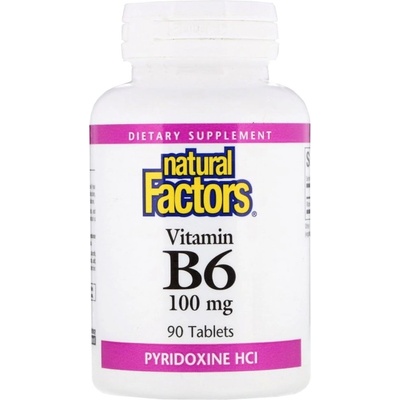 Natural Factors Vitamin B6 100 mg [90 Таблетки]
