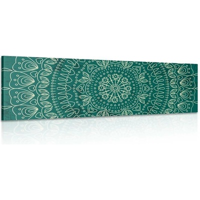 Obraz ručně kreslená Mandala - 90x30