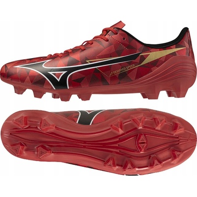 Mizuno Alpha II Elite FG červená