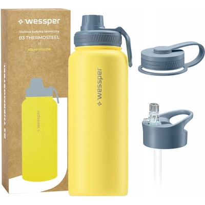 Wessper termoska B3 THERMOSTEEL 1000 ml Solar yellow