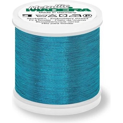Vyšívací nit Madeira Metallic Smooth 40 (200m) barva 365 turquoise