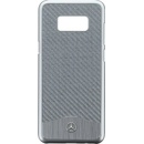 Pouzdro Mercedes Hard Case Wave V Alu Samsung G955 Galaxy S8 Plus stříbrné