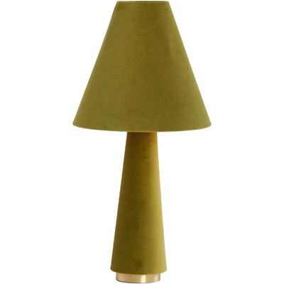 Light & Living Зелена настолна лампа с текстилен абажур (височина 61 cm) Devia - Light & Living (1891576)