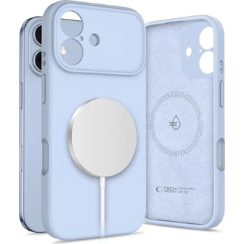 Tech-Protect Силиконов калъф Tech-Protect MagSafe за iPhone 17 - син (5906302334506)