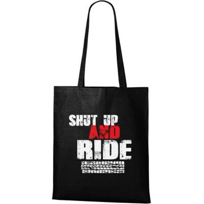 Dobrý Triko taška pro cyklisty Shut up and Ride černá