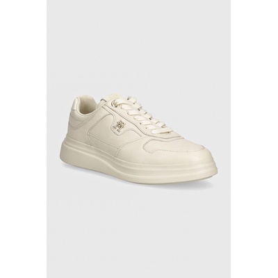 Кожени маратонки Tommy Hilfiger LUX POINTY COURT SNEAKER в бежово FW0FW07991 (FW0FW07991)