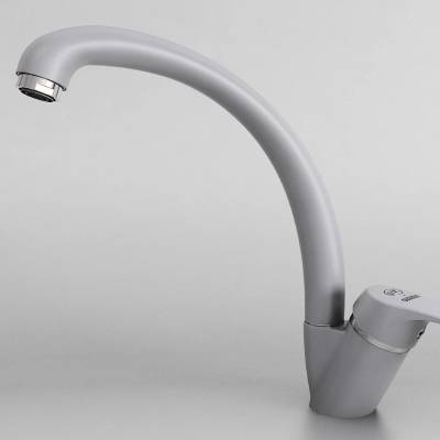 FAT СМЕСИТЕЛ ЗА КУХНЯ ИТАЛИАНСКИ модел 08910 цв1006 СИВ (089101006)