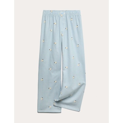 Marks & Spencer Раирани долни части на пижама с овчице от чист памук (6-16 години) Marks & Spencer синя Marks & Spencer | Sin | Момчешки | 7-8 години
