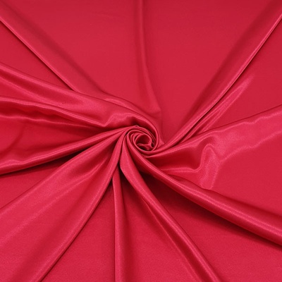 Satén ENDLESS malinovo červený, š.145