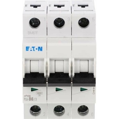Eaton 3P B 6A 6kA AC PL6-B6/3 286586