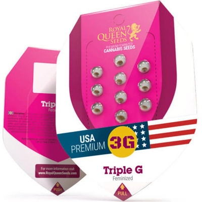 Royal Queen Seeds Triple G semienka neobsahujú THC 5 ks