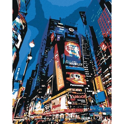 zuty Malování podle čísel V New Yorku 80 x 100 cm bez rámu a bez vypnutí plátna