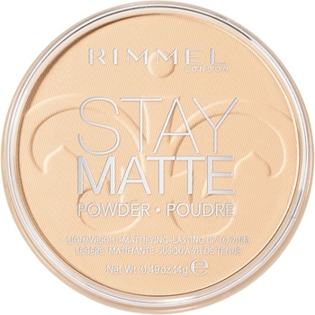 Rimmel Stay Matte Powder Kompaktný púder 1 Transparent 14 g